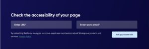 Siteimprove Free Accessibility Scan