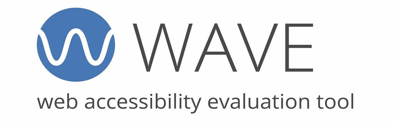 Logo of WAVE web accessibility evaluation and checker tool