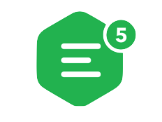 CKeditor 5 green logo