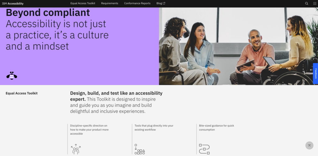IBM Accessibility Toolkit Homepage